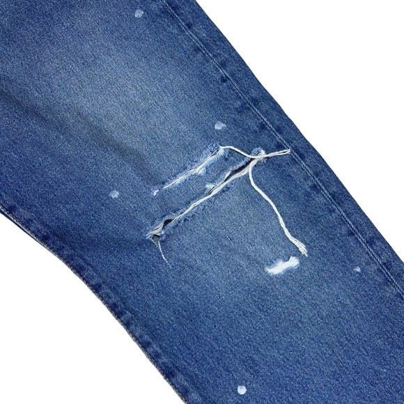 Levi's® Premium 501 ‘93 Straight Fit Paint Splatter Distressed Jeans - Picture 5 of 10